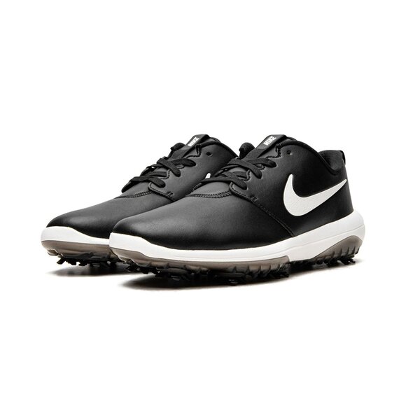 Nike Men's Roshe G Tour Leather Golf Cleats AR5580-001 Black Size 10.5 - Picture 3 of 6